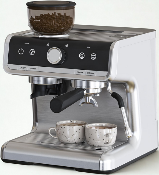 Stainless Steel Espresso Machine – 20 Bar