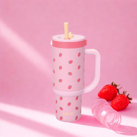 18 Oz Kids Insulated Tumbler – Stainless Steel Cup with Handle