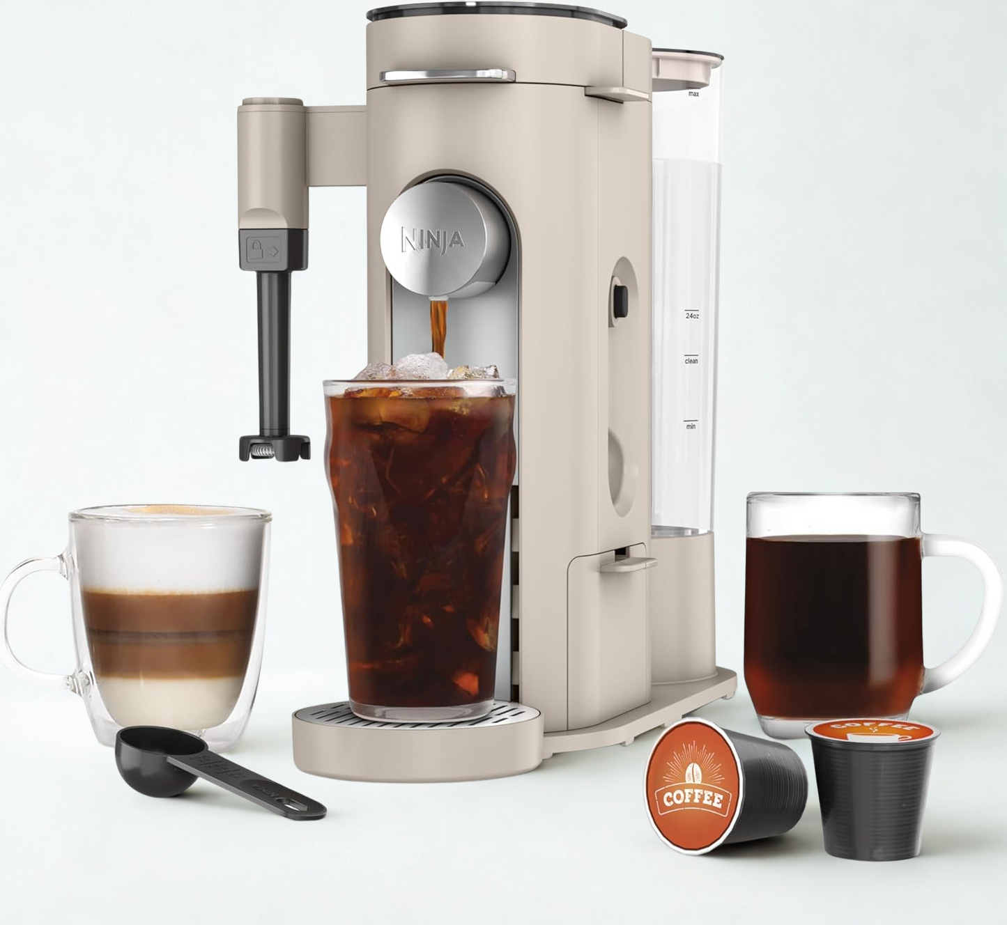 XL Single-Serve Coffee Maker – With Frother