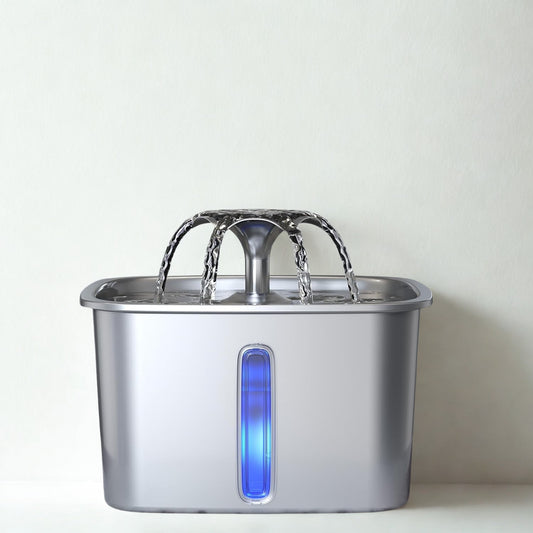 2.8L Stainless Steel Pet Water Fountain
