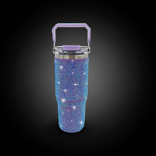 30 Oz Bling Rhinestone Tumbler – Stainless Steel