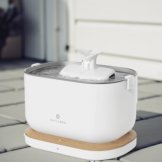 App-Controlled Pet Water Fountain – Stainless Steel