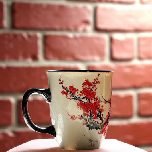 16 Oz Color-Changing Plum Blossom Mug
